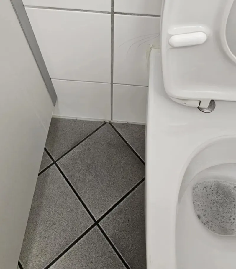 Sauberes Objekt nach dem Einsatz